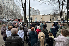 Обход территории Орехово-Борисово Южное 28 марта